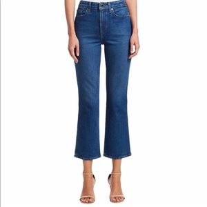 KHAITE Benny Crop Flare Jeans